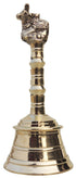 Brass Pooja Hand Bell Nandi Ganti 0.58kg