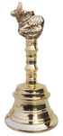 Brass Pooja Hand Bell Nandi Ganti 1kg