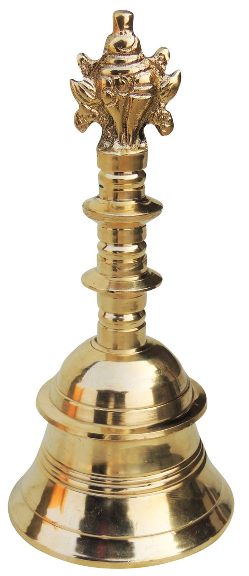 Brass Pooja Hand Bell Shank Chakra Ganti 0.5kg