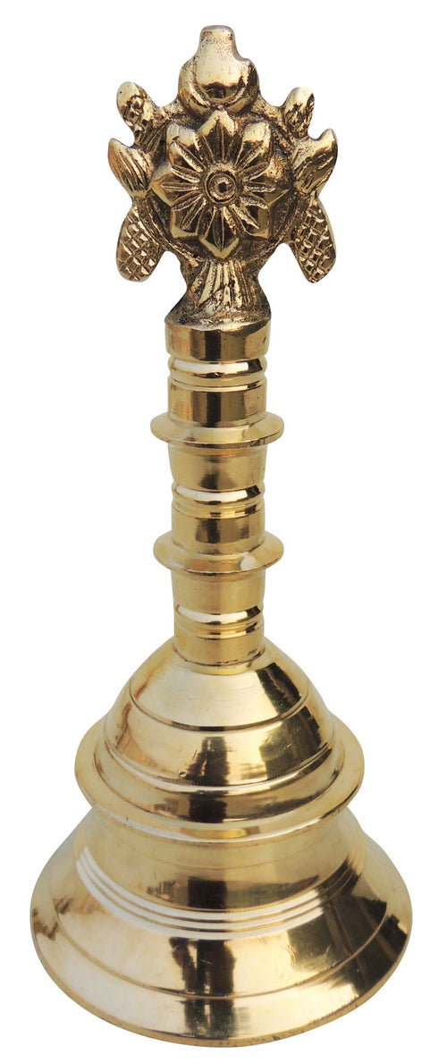 Brass Pooja Hand Bell Shank Chakra Ganti 1kg