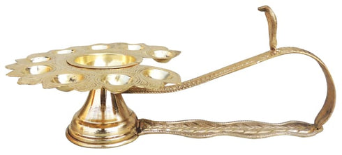 Brass Ganga Arti 9 Bati 1Kg