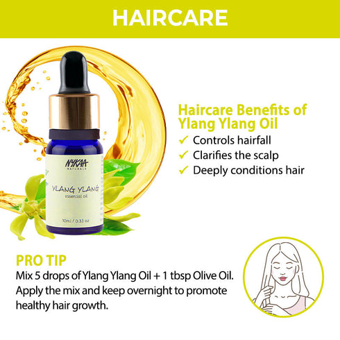 Nykaa Naturals Ylang Ylang Essential Oil for Natural Glow & Clear Scalp