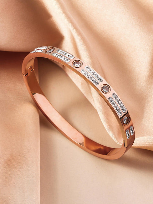 Designs & You Women Stainless Steel Rose Gold