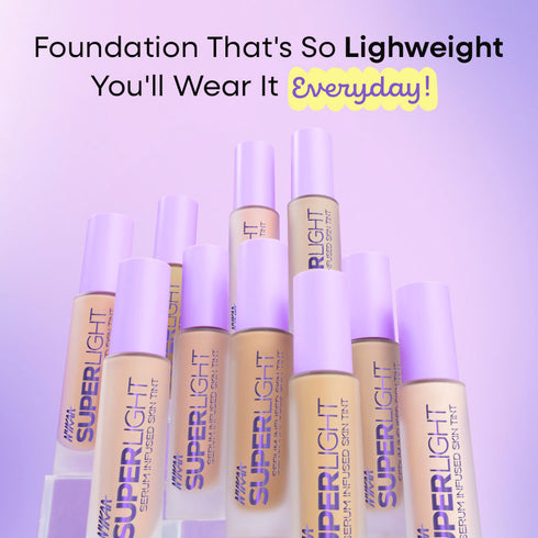Nykaa Superlight Serum Matte Filter Finish Skin Tint Foundation (30ml)