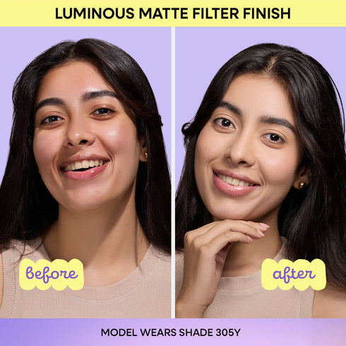 Nykaa Superlight Serum Matte Filter Finish Skin Tint Foundation (30ml)