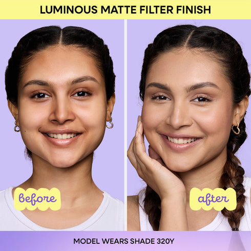 Nykaa Superlight Serum Matte Filter Finish Skin Tint Foundation (30ml)