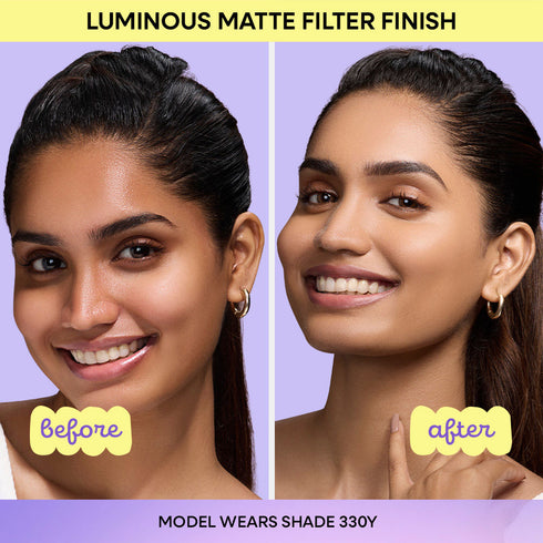 Nykaa Superlight Serum Matte Filter Finish Skin Tint Foundation (30ml)