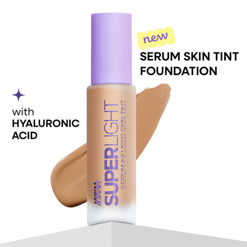Nykaa Superlight Serum Matte Filter Finish Skin Tint Foundation (30ml)