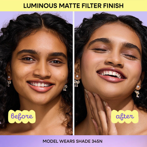 Nykaa Superlight Serum Matte Filter Finish Skin Tint Foundation (30ml)