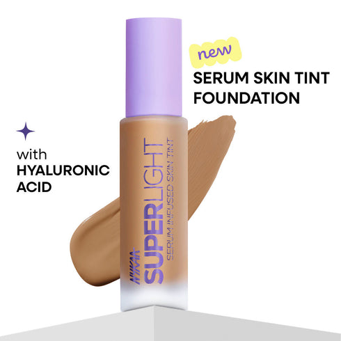 Nykaa Superlight Serum Matte Filter Finish Skin Tint Foundation (30ml)