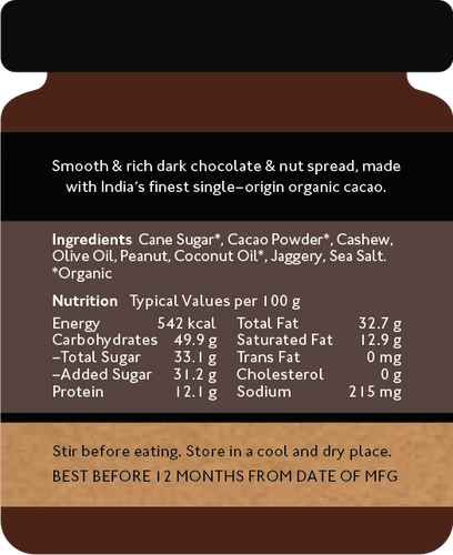 Mason & Co Cacao & Nut Chocolate Spread 200g