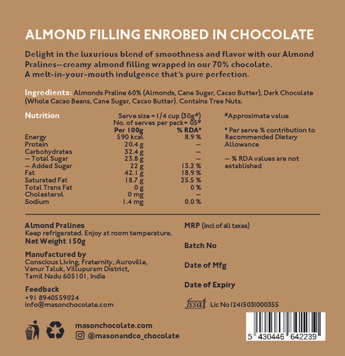 Mason & Co Almond Ballotins 150g