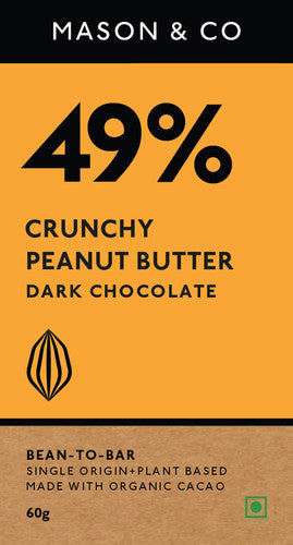 Mason & Co Crunchy Peanut Butter 60g