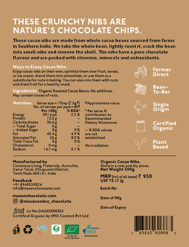 Mason & Co Cacao Nibs 300g