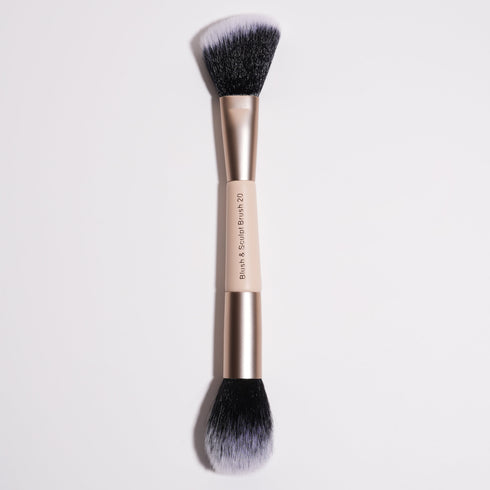 Milagro Beauty Blush & Sculpt Duo Powder Brush 20