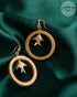 Bamboo India Fish Ring Earrings