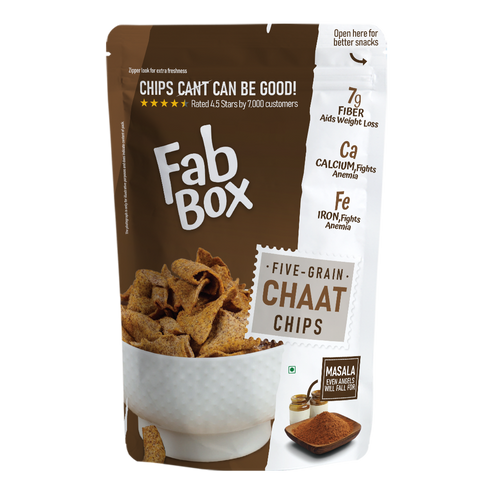 Fabbox Five Grain Millet Chaat Chips