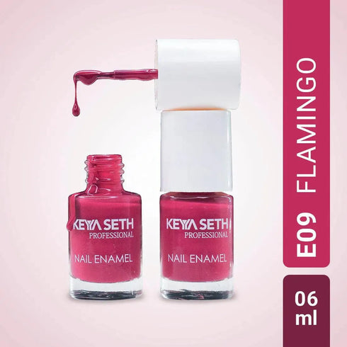 Keya Seth Aromatherapy Flamingo + Aquatica Long Wear Nail Enamel Enriched with Vitamin E & Argan Oil
