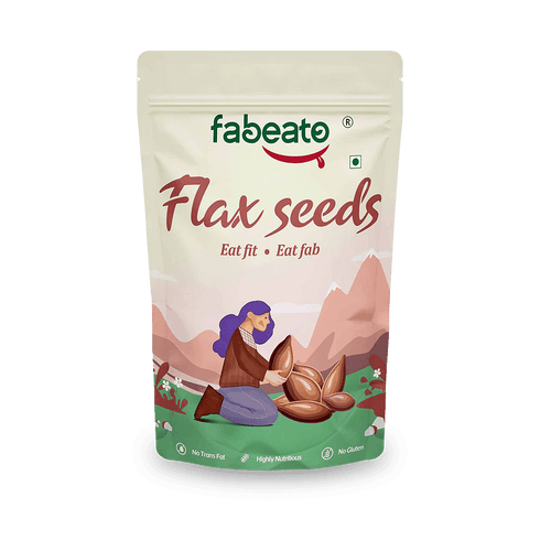 Fabeato Natural Premium Raw Flax Seeds