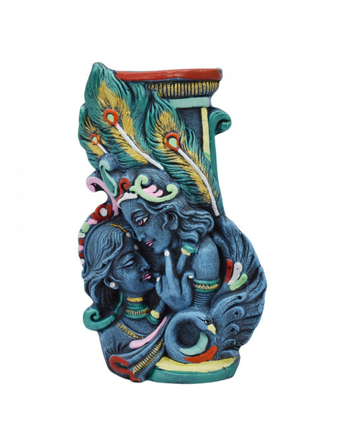 Rainbow Art Gallery Flower Pot Radha Krishna