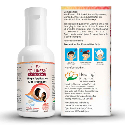 Healing Pharma Follikesh Anti Lice Oil