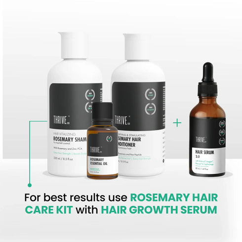 Thriveco Rosemary Shampoo Conditioner & Rosemary Essential Oil Combo