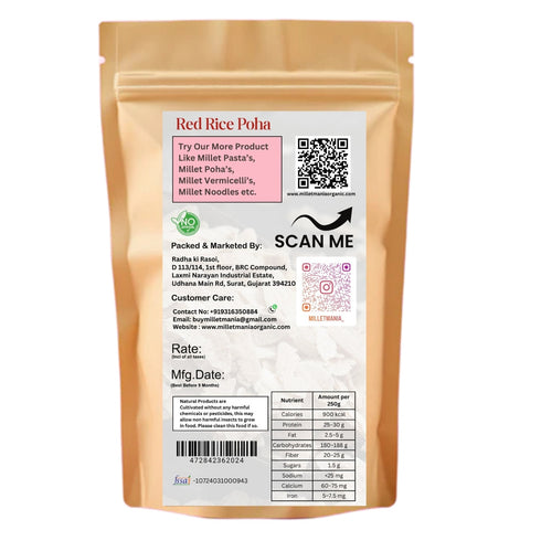 Millet Mania Red Rice Poha
