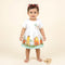 Bachpan kids wear New Born Frocks-White