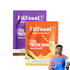 Fitfeast Assorted Protein Sachet Pack Chocolate & Malai Kulfi (2 Sachets | 1 Each) | 20g Protein Per Serving