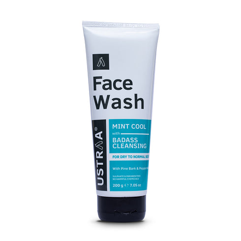 Ustraa Face Wash Mint Cool - For Dry Skin