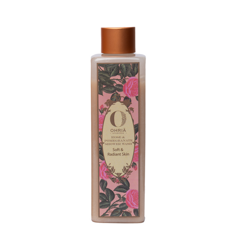 Ohria Ayurveda Rose & Pomegranate Shower Wash
