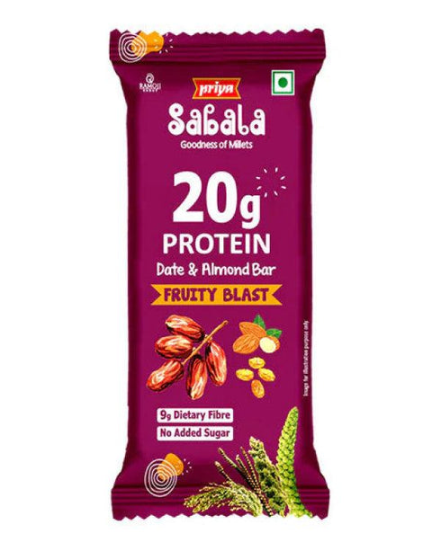 Sabala Millets Fruity Blast Date & Almond Bar