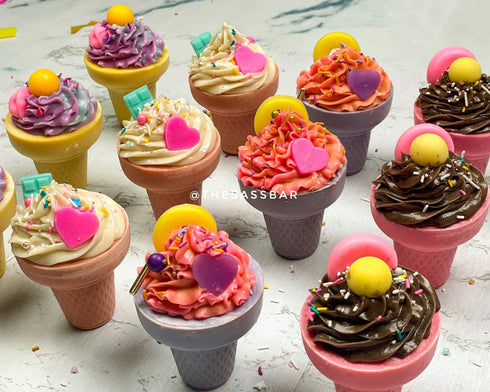 The Sass Bar Funfetti Icecream Cone Soap