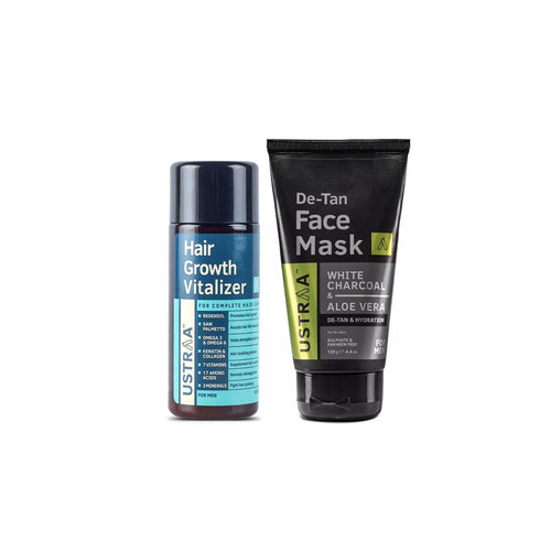 USTRAA Face Mask Dry Skin & Hair Growth Vitalizer