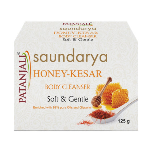 Patanjali Saundarya Honey-kesar Body Cleanser|125g