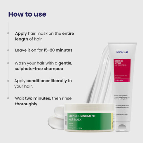 Re'equil Curly Girl Favourites Bundle Conditioner 150ml | Hair Mask 200g