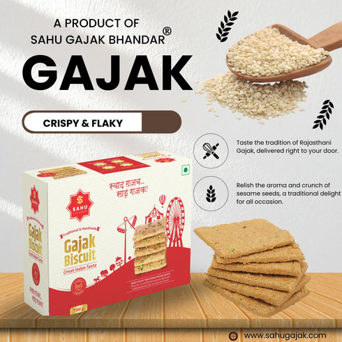 Sahu Gajak Bhandar Gud Gajak Biscuits