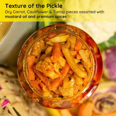 FARMDIDI Gajar Gobhi Shalgam Ka Mix Achar