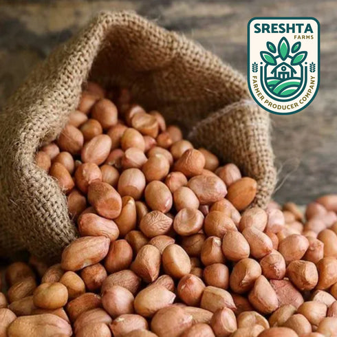 Sreshta Farms Natural Groundnut (Raw Peanuts)