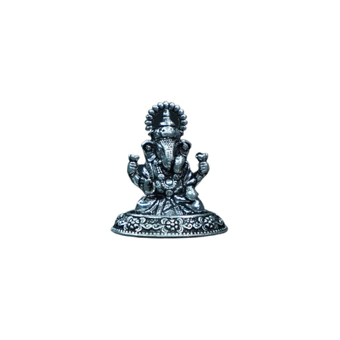 Pure Silver Antique Ganesh 7.33g By Mahita Collections