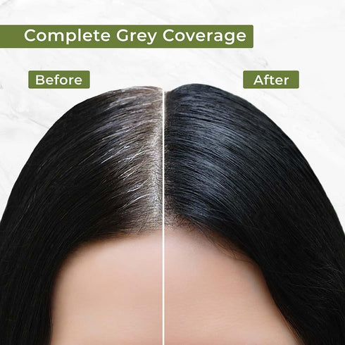 INDUS VALLEY Damage Free Dark Brown 3.00 Gel Hair Color For Women & Men