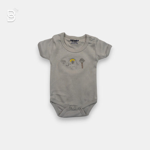 Bachpan kids wear Newborn Set- Gray and White