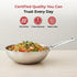 Vinod Doniv Titanium Triply Stainless Steel Wok 26 cms Capacity 3.30 Liter