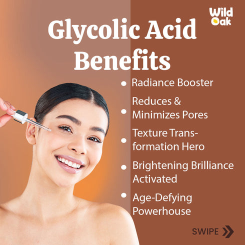 Wild Oak 1% Salicylic Acid 1.5% Niacinamide 2% Glycolic Acid Coffee Facewash