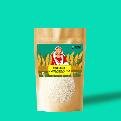 Kiwi Organic Gobindobhog Rice