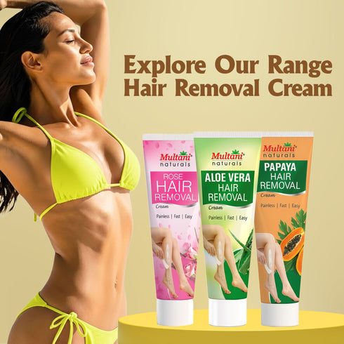Multani Pharmaceuticals Limited Multani Naturals Painless Fast & Easy Gold Hair Removal Cream