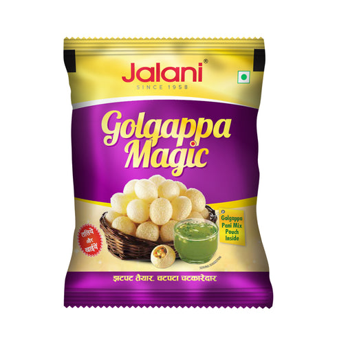 Jalani Golgappa Magic 35 Pcs Puris+Pani Puri Masala | pack of 3 100g each