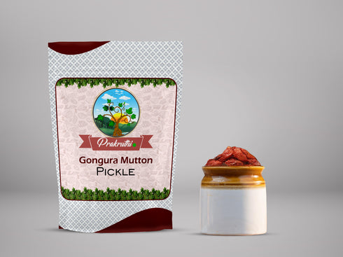 Prakruthi Gongura Mutton Pickle