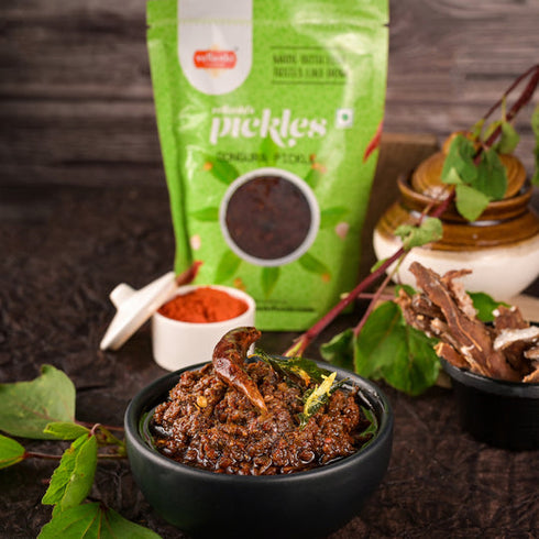 Vellanki Foods Roselle Pickle | Ambadi Achaar | Gongura Pickle