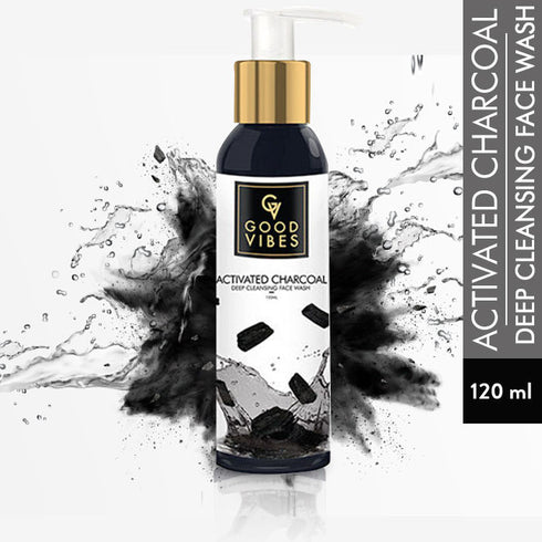 Good Vibes Activated Charcoal Deep Cleansing Face Wash